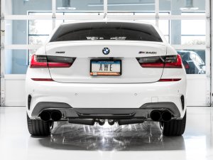BMW M4 Performance Exhaust - AWE Tuning - Non-Resonated Touring Edition - Diamond Black - `19-`27